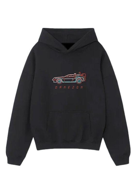 Back To The Future Black Pullover Hoodie