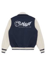 Billionaire Boys Club X Nuwo Blue Varsity Jacket