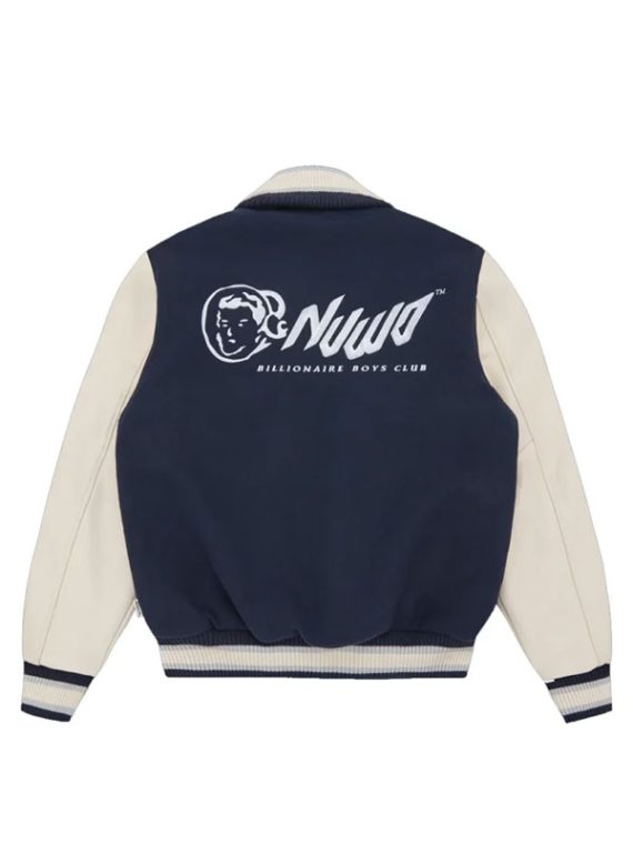 Billionaire Boys Club X Nuwo Blue Varsity Jacket