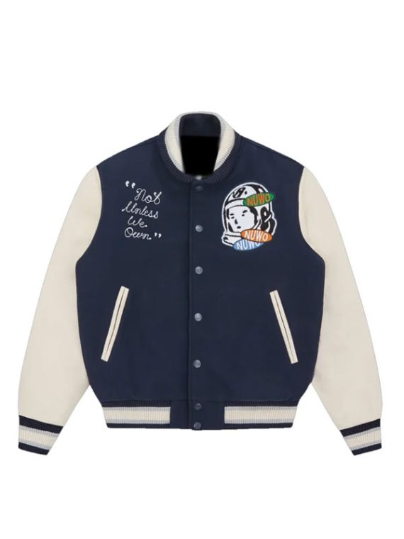 Billionaire Boys Club X Nuwo Blue Varsity Jacket