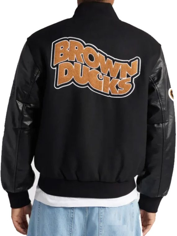 Carhartt Brown Ducks Varsity Bomber Jacket