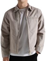 Carhartt Detroit Dusky Beige Zip-Up Jacket