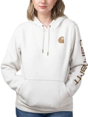Carhartt Midweight White Pullover Hoodie
