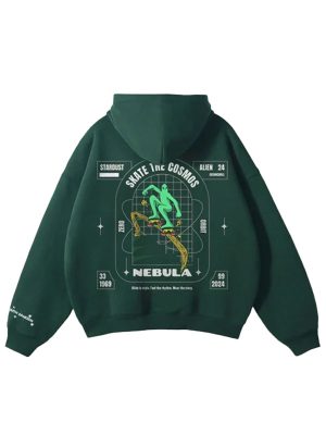 cosmic-green-fleece-pullover-hoodie-1