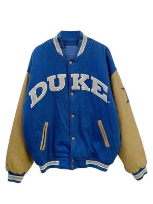 Duke University Blue Brown Varsity Jacket