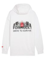 Formula 1 Drive to Survive Graphic Race White Hoodie