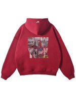 Freedom Red Fleece Pullover Hoodie