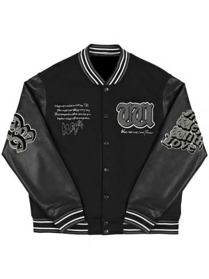 From Weyz With Love Black Varsity Jacket