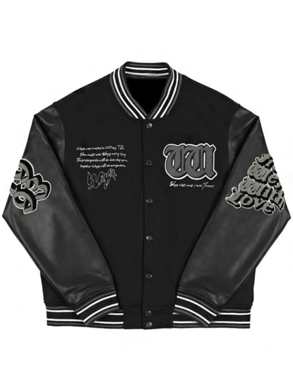 From Weyz With Love Black Varsity Jacket