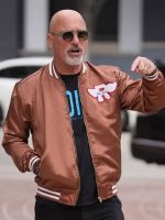 Howie Mandel America’s Got Talent Brown Satin Jacket