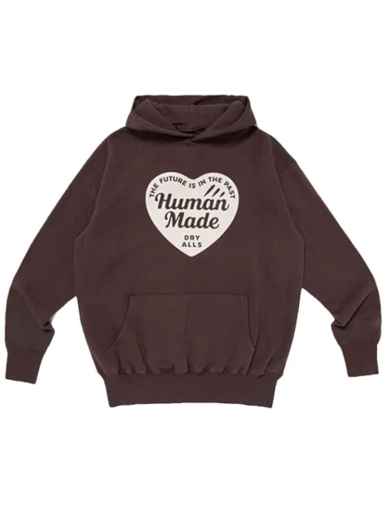 Human Made Tsuriami Brown Pullover Hoodie