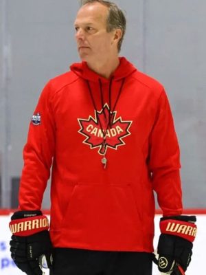 Jon Cooper Canada 2025 Red Pullover Hoodie