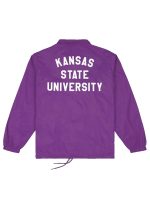 Kansas State Wildcats Roaring Logo Coaches Purple Jacket