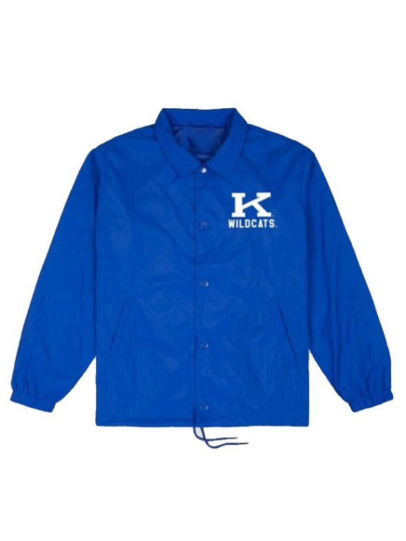 Kentucky Wildcats Vintage K Coaches Blue Jacket