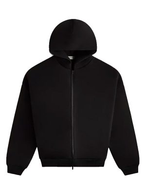Kith Fear of God Black Zip-Up Hoodie