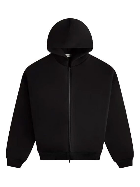 Kith Fear of God Black Zip-Up Hoodie