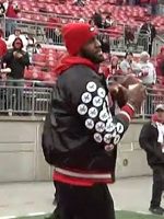 Lebron James Ohio State Buckeyes Black Satin Jacket