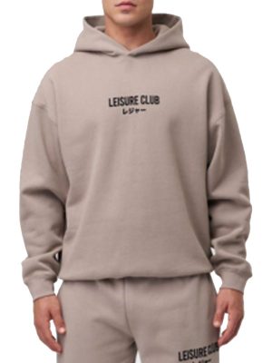 Leisure Club Oversized Pullover Hoodie