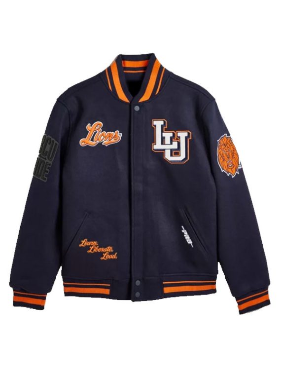 Lincoln University UO Exclusive Black varsity jacket