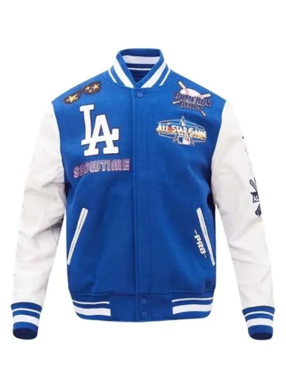 Los Angeles Dodgers Blue White Varsity Jacket