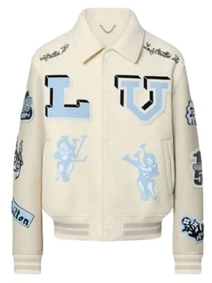 Louis Vuitton Bugs Bunny Beige Varsity Jacket