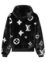 Louis Vuitton Mink Monogram Fur Oversized Hoodie