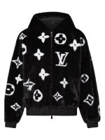 Louis Vuitton Mink Monogram Fur Oversized Hoodie