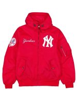 MLB New York Yankees Bomber Hooded Jacket