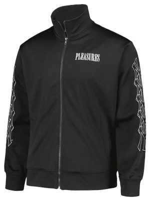 New York Yankees Pleasures Pitcher Black Track Jacket