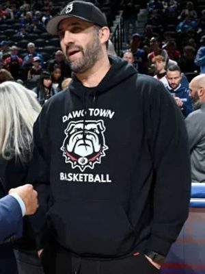 Nick Sirianni Down Town Basketball Black Pullover Hoodie