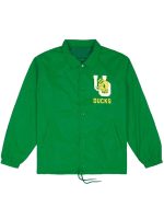 Oregon Ducks Vintage Logo Coaches Green Jacket