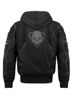 Renegade Black Bomber Hooded Jacket