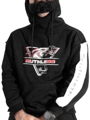 Ruthless Black Fleece Pullover Hoodie