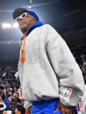 Spike Lee Knicks Grey Pullover Hoodie
