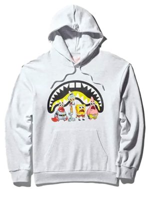 Sprayground SpongeBob White Pullover Hoodie