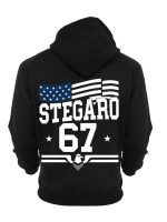 Stegaro 1967 USA Black Pullover Hoodie