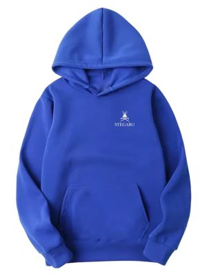 Stegaro Blessed Heart Blue Pullover Hoodie