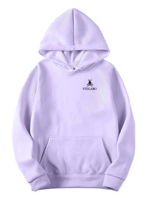 Stegaro Here To Stay Purple Pullover Hoodie