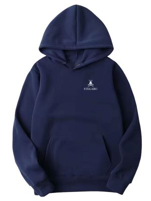 Stegaro hope Blue Fleece Pullover Hoodie