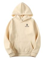 Stegaro Lucky Card Beige Pullover Hoodie
