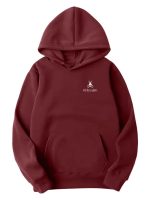 Stegaro Money Moves Maroon Pullover Hoodie