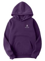 Stegaro Power Quotes Purple Pullover Hoodie