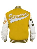 Stegaro USA Golf Yellow White Varsity Jacket