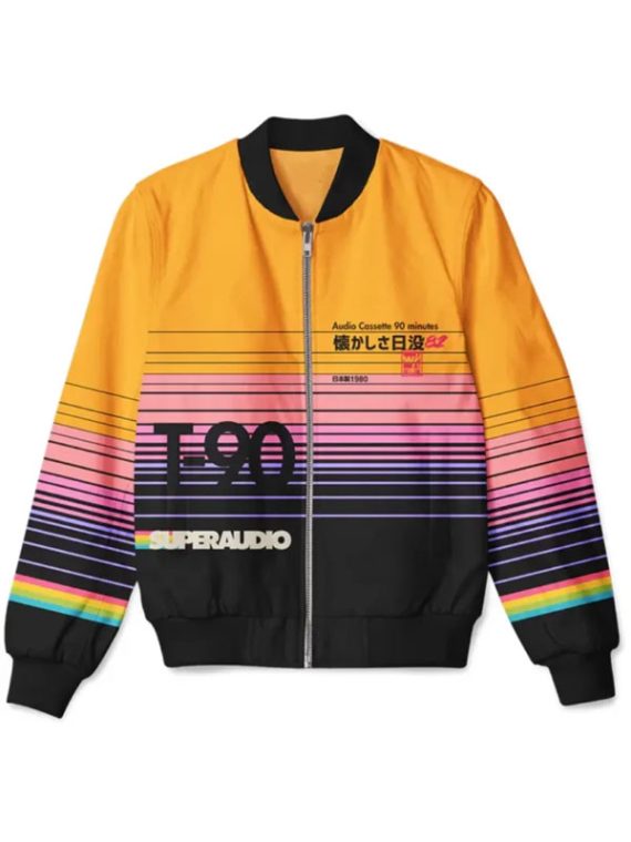 Superaudio T-90 Multi Color Varsity Bomber Jacket
