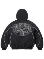 Supreme Studded Stadium Black Hooded Jacket