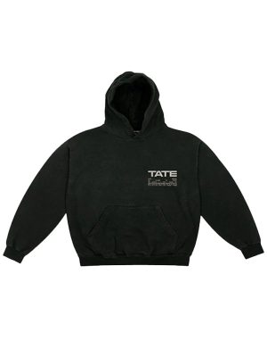 Tate Mcrae T8 Lips Black Pullover Hoodie
