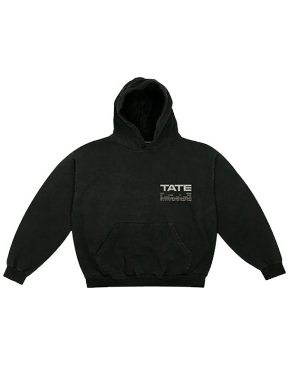 Tate Mcrae T8 Lips Black Pullover Hoodie