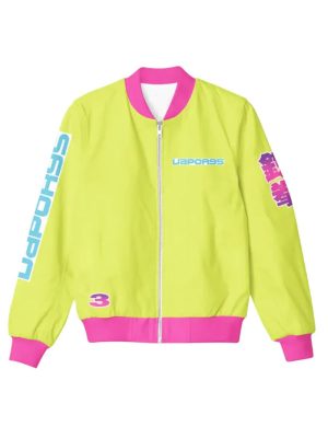 Tekken King Yellow Varsity Bomber Jacket