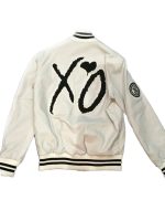 The Weeknd XO Handmade Cosplay White Leather Jacket