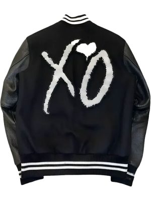 the-weeknd-xo-tour-black-varsity-wool-leather-jacket-1